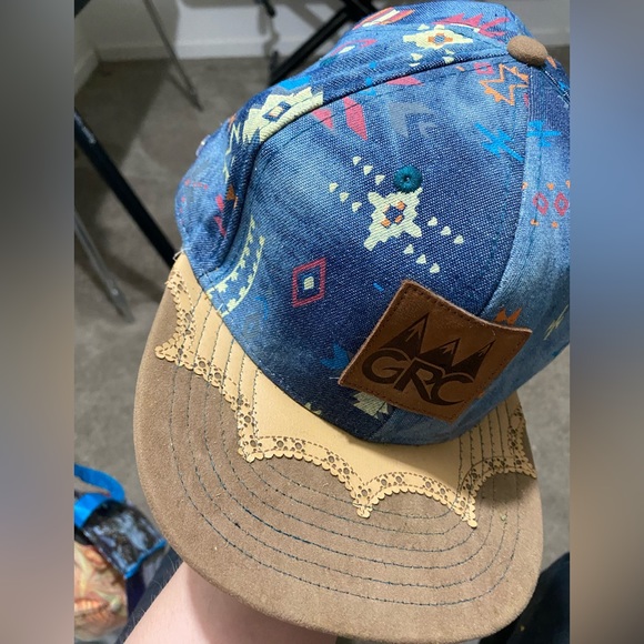 Grassroots California 420 Limited Edition Blue and Suede Snap Back, S/M - Picture 7 of 11